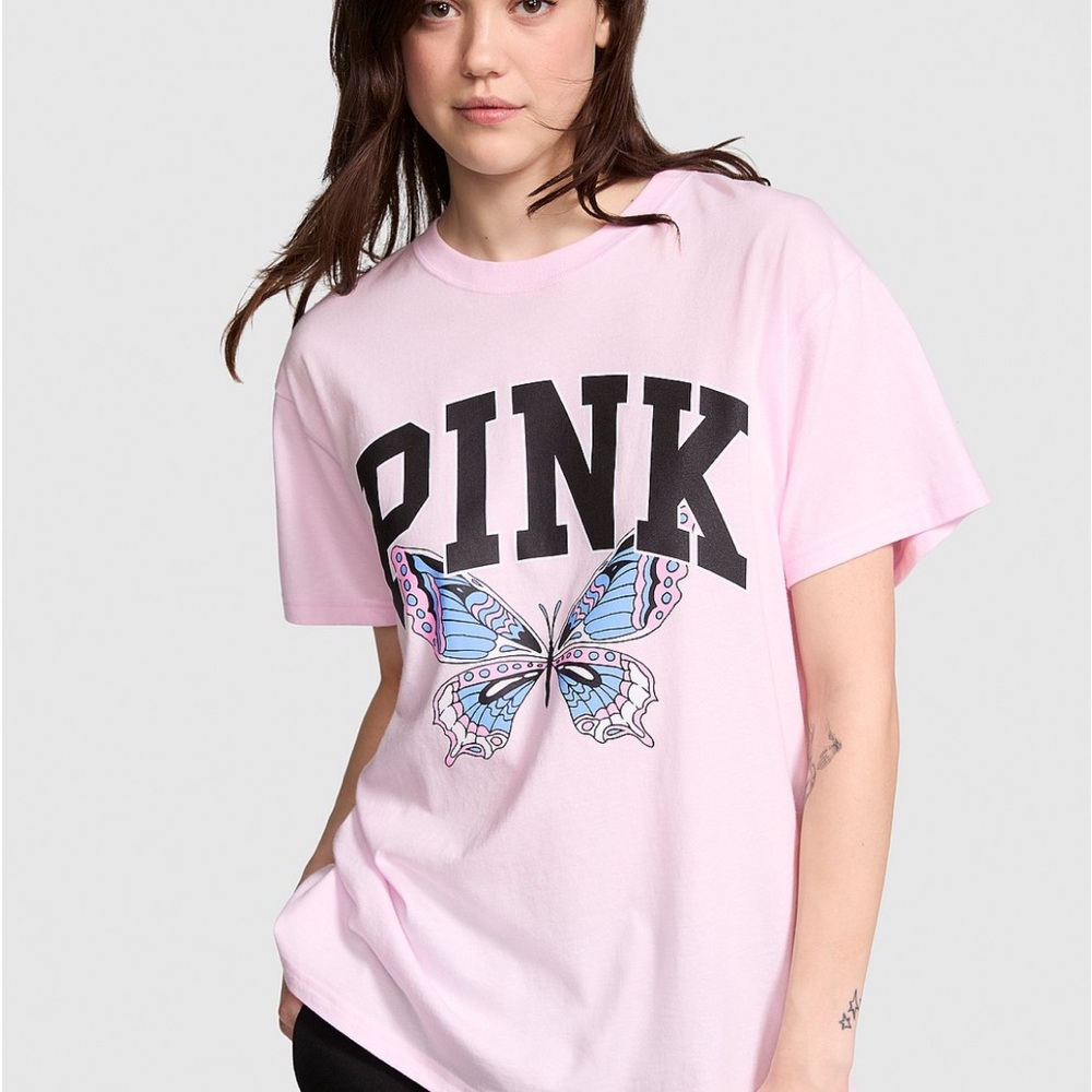 Pink Women's Graphic T-Shirt - Light Pink